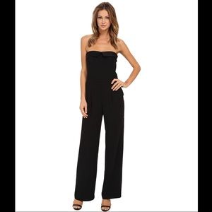 Trina Turk Abbi Strapless Black Jumpsuit